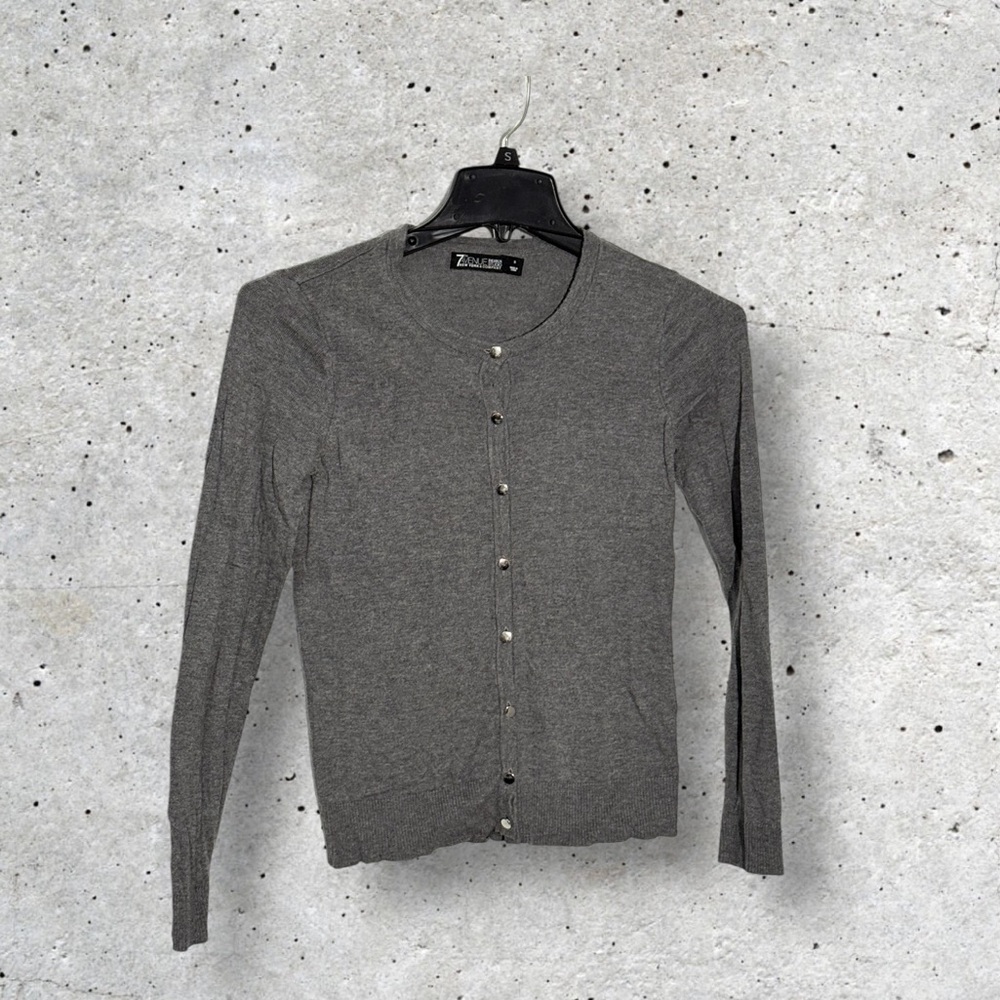 New York and Company Cardigan Grey EUC